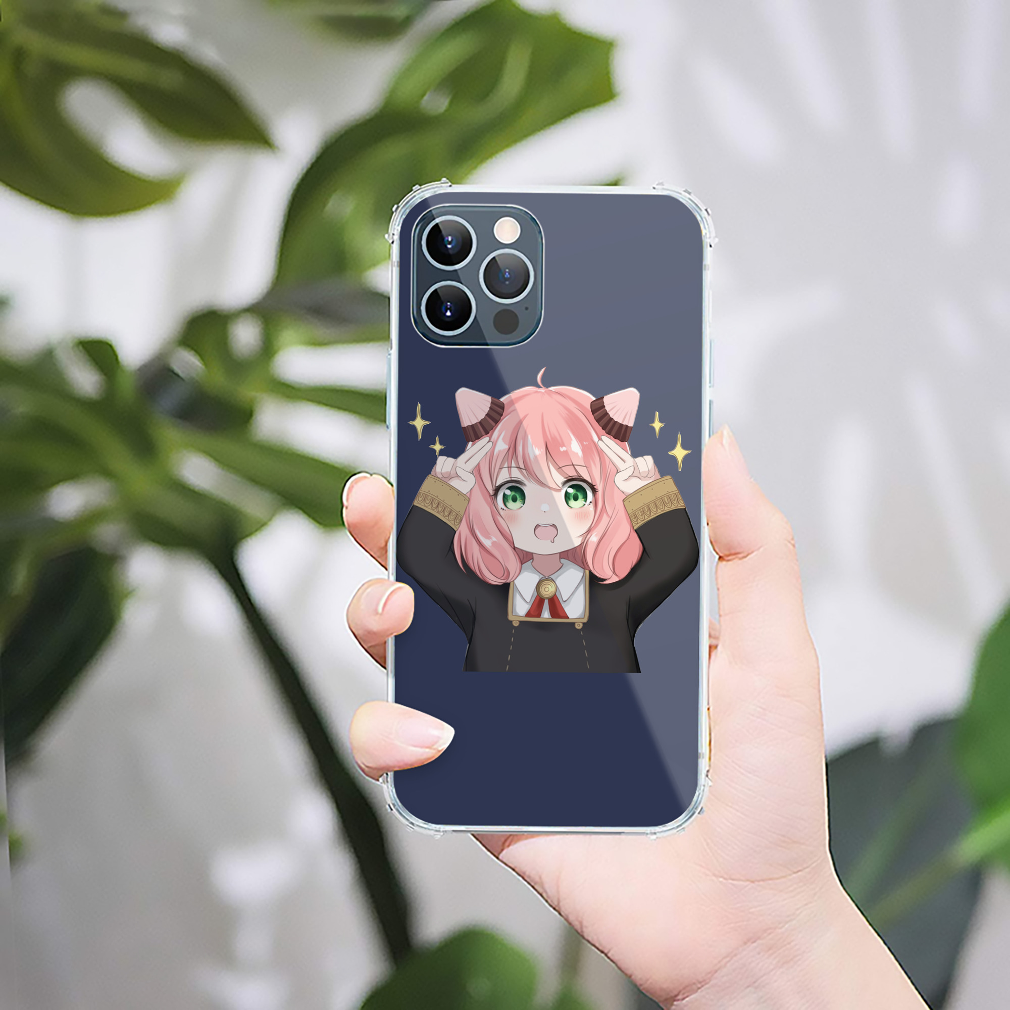 （画像用） SPY×FAMILY间谍家家酒 【iPhone 12シリーズ対応】透明スマホケース（クリアソフトケース）
